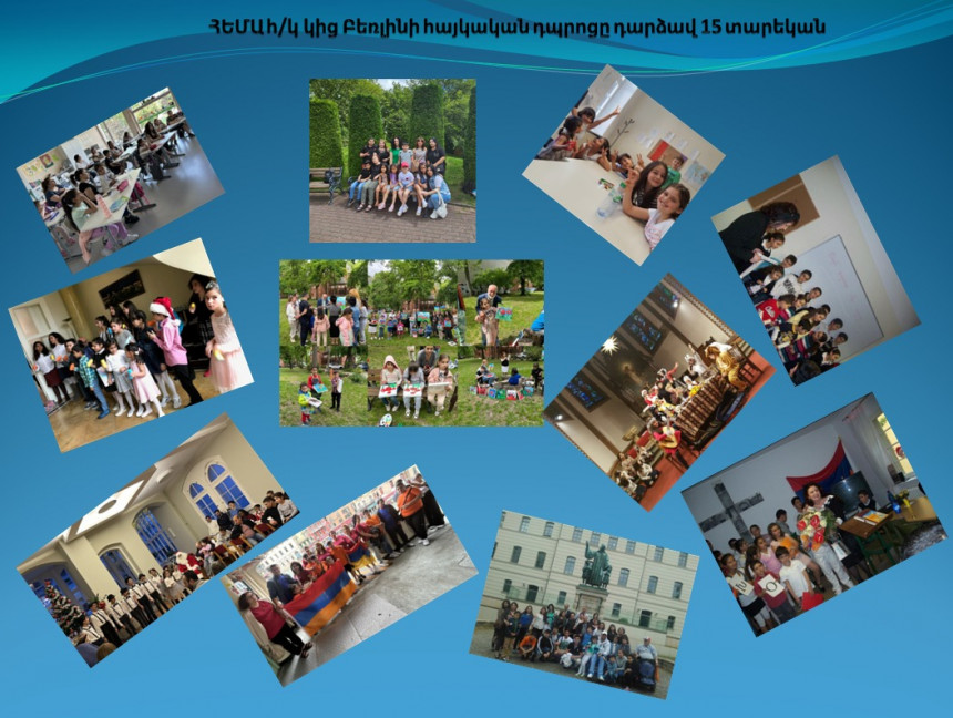 Feier des 15-jährigen Jubiläums der Armenischen Schule Berlin bei AEAE e. V.